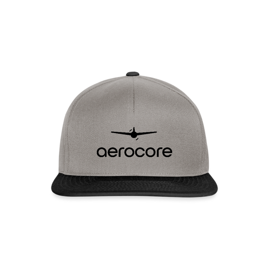 Snapback Cap - graphite/black