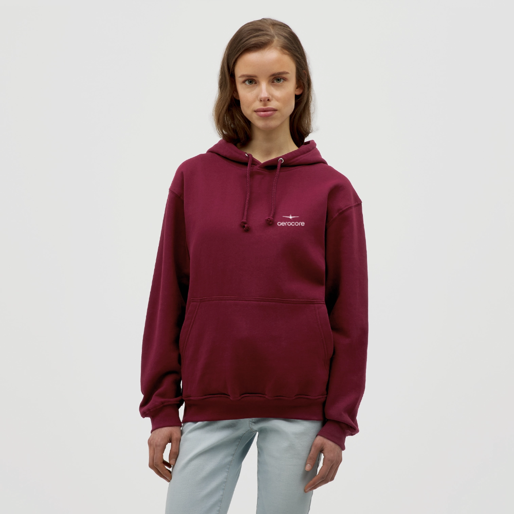 AeroCore Unisex Hoodie - bordeaux