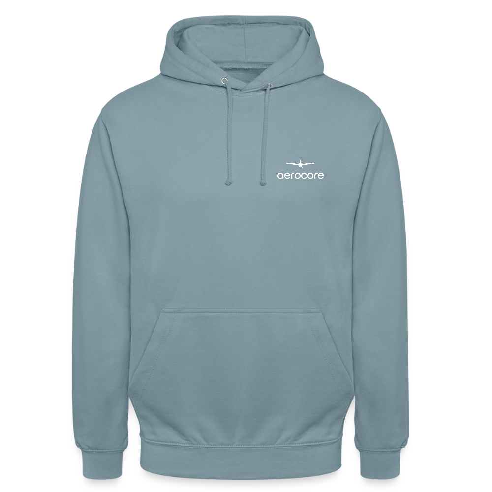 AeroCore Unisex Hoodie - stonewash blue