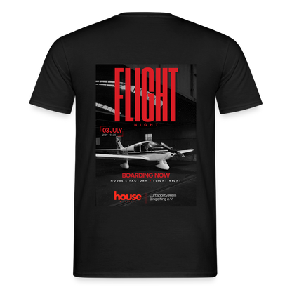 FlightNight T-Shirt - Schwarz