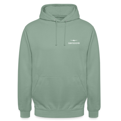 AeroCore Unisex Hoodie - steel green