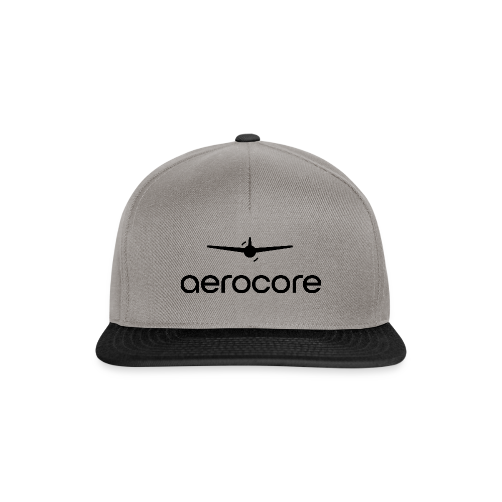 Snapback Cap - graphite/black