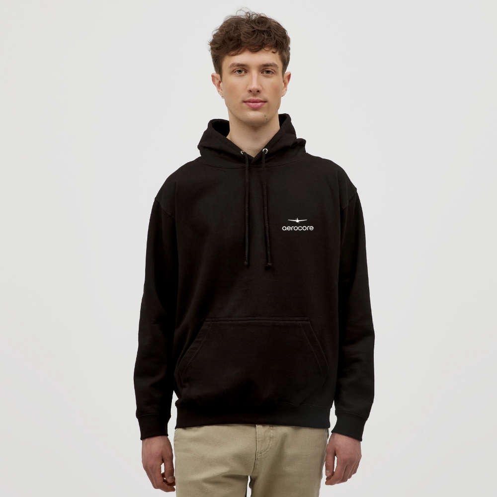 AeroCore Unisex Hoodie - black
