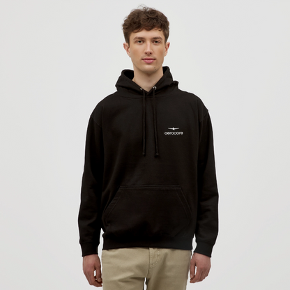 AeroCore Unisex Hoodie - black